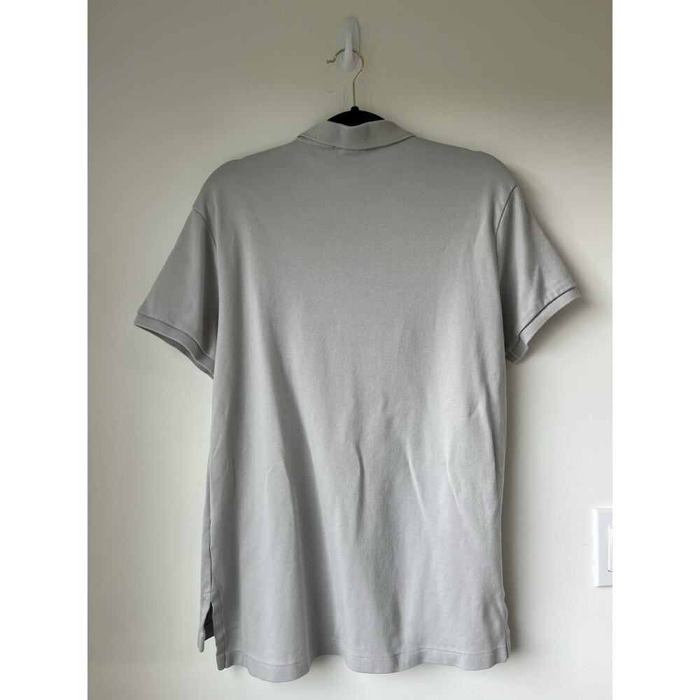 POLO Ralph Lauren Mens Polo Custom Fit Gray Shirt Medium - Picture 3 of 4